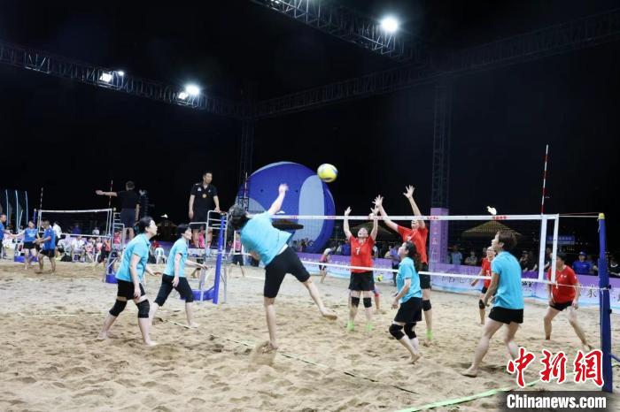 福鼎沙滩气排球邀请赛开幕 体旅融合助力城市品